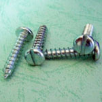 PAN HEAD SLOTTED TAPPING SCREWS